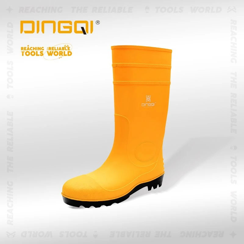 Construction de bottes en caoutchouc de pluie en acier
